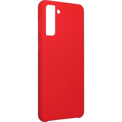 Púzdro Forcell Silicone Case Samsung Galaxy S21 Plus červené