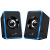 Genius repro SP-U125, prenosné Reproduktory, 2.0, 3W, USB napájanie, 3,5mm jack, modro-čierne