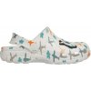 Detské šľapky Coqui, LITTLE FROG AIRPLANE Biela,Mix 25/26