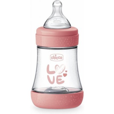 CHICCO Fľaša dojčenská Perfect5 silikón 150ml dievča