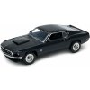 Welly Kovový model 1969 Ford Mustang Boss 429 černý 1:24