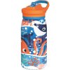 Quokka Kids Pop, Nerezová fľaša / termoska so slamkou Ocean, 445ml, 40247