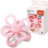 BabyOno silikón hryzátko Flower ružová