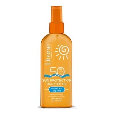 Lirene SUN PROTECTION SPF 50+ Body dry OIL Sprej suchý olej na opaľovanie, na suchú i vlhkú pokožku 1x150 ml