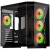 ENDORFY Krux skříň Empero / ATX / 4x120 mm ARBG fans / 2xUSB / USB-C / panoramatická / černá