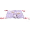 Hračka textil Kokko králík 40x40 fialové Flamingo 1 ks