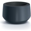 Prosperplast Kvetináč HEOSE IV antracitový, variant 39 cm