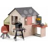 Domček so stoličkou pre kuchára Nature Playhouse&Kitchen Life Smoby s kuchynkou rozšíriteľný s UV filtrom od 24 mes