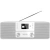 TechniSat DIGITRADIO 370 CD IR stolný rádio DAB+, DAB, FM, internetové Wi-Fi, Bluetooth, CD, USB, internetové rádio vr. diaľkového ovládania biela; 0001/3949