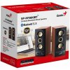 Reproduktory Genius SP-HF800BT 2.0 20W Bluetooth 3,5 mm jack drevené