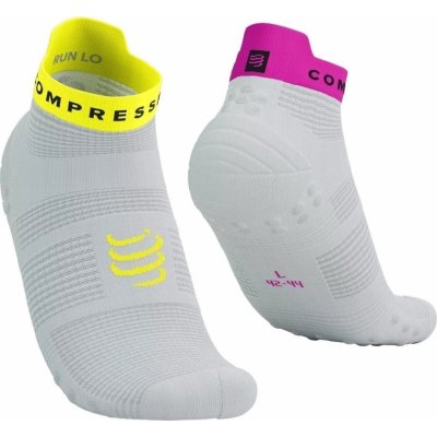 Compressport Pro Racing Socks V4.0 Run Low White/Black