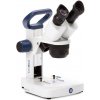 Euromex ED.1402-S EduBlue Binokulárny stereomikroskop s revolverovým objektívom 2x/4x, zväčšením 20x/40x, zaostrovacím statívom a akumulátor