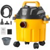 VEVOR Priemyselný vysávač Žltý 10L 800W Čistiť ako profesionál