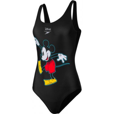 Speedo Mickey Placement U Back Black/Red/Yellow/White