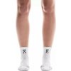 On ponožky Performance Run Sock Mid white glacier M