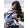 Kinder Hop Rastúce ergonomické nosítko Multi Soft Little Herringbone Blue 100% bavlna, žakár