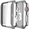 Apple Watch 42mm ochranné puzdro+tvrzené sklo lesklé stříbrné
