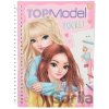 Omaľovánka Top model s nálepkami