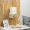 Brilagi | Brilagi - LED Nástenná lampa NUBILA 1xE27/25W/230V + LED/3W biela/krémová | BG1559R