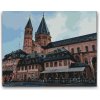 Vymalujsisam.sk Maľovanie podľa čísiel - Katedrála, Mohuč – Nemecko Veľkosť: 40x50cm, Rám: Bez rámu, iba zrolované plátno