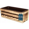 Balkónový kvetináč 40 x 18 cm, drevený