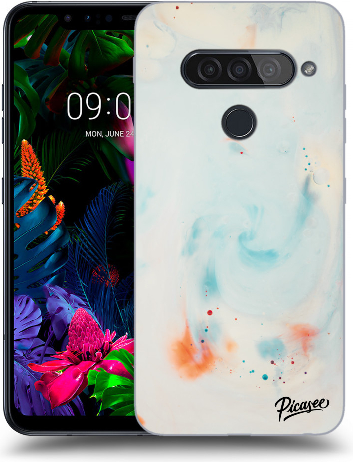 Púzdro Picasee silikónové LG G8s ThinQ - Splash čiré