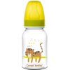 Canpol babies lahev s potiskem Afrika růžová 120ml