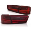Zadné svetlá Audi A6 C7 11-14 Sedan Red White Led Bar SEQ