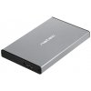 Externý box pre HDD 2,5'' USB 3.0 Natec Rhino Go, šedý, hliníkové telo NKZ-1281