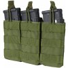 Condor Outdoor Molle trojitá na zásob. 3xM4 otvorená oliv