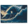 Vymalujsisam.sk Maľovanie podľa čísiel - Tsunami Veľkosť: 40x60cm, Rám: Bez rámu, iba zrolované plátno