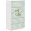 Detská komoda s 5 zásuvkami, GIRAFFE