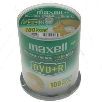 Maxell DVD+R 4,7GB 16x, 100ks od 18 € - Heureka.sk