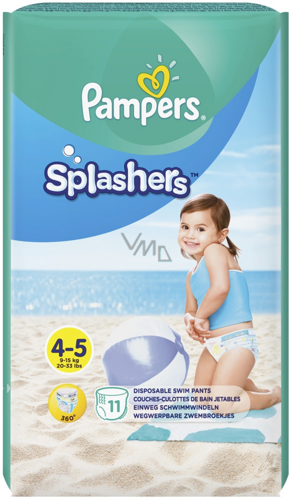 Pampers Splashers 4-5 12 ks od 6,83 € - Heureka.sk