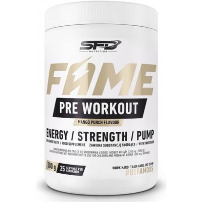 SFD NUTRITION FAME Pre Workout 300g