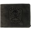Luxusná kožená peňaženka Special Forces - čierna