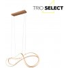 TRIO SELECT 344310179 NALA závesné svietidlo SMD LED 57W/6800lm 2300+3000+4000K zlatá, switchdimmer