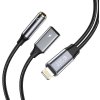 KÁBEL TECH-PROTECT ULTRABOOST CABLE ADAPTER LIGHTNING TO MINI JACK 3.5MM & LIGHTNING Čierny