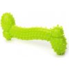JK ANIMALS, Kosť zelená, odolná (gumová) hračka z TPR termoplastickej gumy, veľkosť 10 cm