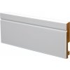 Podlahová lišta MDF biela L 12/2