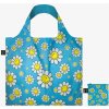 Skladacia nákupná taška LOQI SMILEY Flowers Aquarius