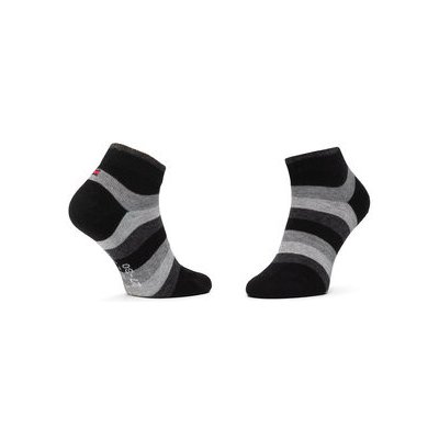 Tommy Hilfiger Súprava 2 párov detských členkových ponožiek Čierna