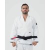 BJJ kimono gi Kingz Kore V2 - White biele + biely opasok Velikost: A1