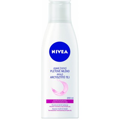 Nivea Hydra IQ jemné čistiace pleťové mlieko pre suchú až citlivú pleť 200  ml od 3,99 € - Heureka.sk