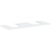 Hansgrohe Xevolos E doska 500/480 137,4 x 55 x 1 cm matná biela 54207700