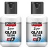 Pentart Super Glass Resin Krištálová živica 2 x 40 ml, číra