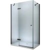 MEXEN/S - ROMA sprchovací kút 80x110, transparent, čierna 854-080-110-70-00