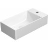 GSI - KUBE X keramické umývadlo 50x25 cm, pravé/ľavé, biela ExtraGlaze 9486111