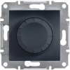 Schneider Electric Asfora otočný stmievač 40-600W s orientačným podsvietením, antracit, EPH6500171