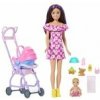 Mattel Barbie SKIPPER BABYSITTER – opatrovateľka s kočíkom
